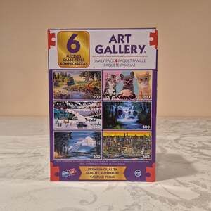 TCG Sure-Lox Art Gallery 6-Pack Family Jigsaw Puzzle